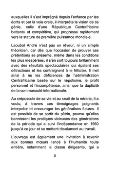 La République Centrafricaine : Après indépendance=Avant indépendance