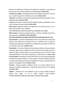 Opérationnalisation du laboratoire de la DGRE