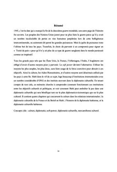 De la diplomatie par la Culture