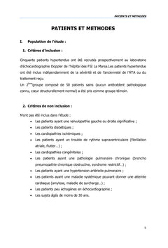 Retentissement de l'HTA sur la fonction de l'oreillette gauche