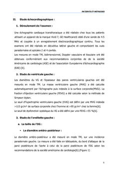 Retentissement de l'HTA sur la fonction de l'oreillette gauche