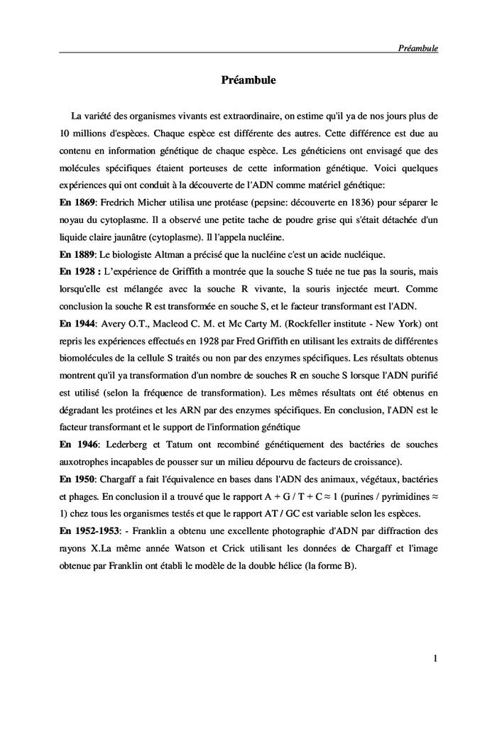 De la biologie moléculaire au génie génétique