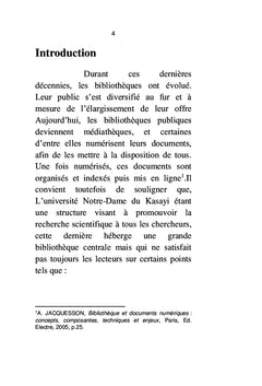 De la bibliothèque traditionnelle à l'espace numérique de consultation