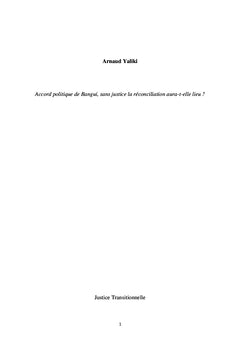 Accord politique de Bangui : la réconciliation aura-t-elle lieu ?