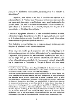 Accord politique de Bangui : la réconciliation aura-t-elle lieu ?