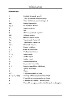 Reconstruction d'image en tomographie par les méthodes Bayésiens