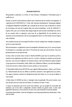 Fragilité écologique du grand Lomé