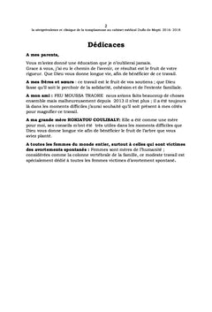 La séroprevalence et clinique de la toxoplasmose