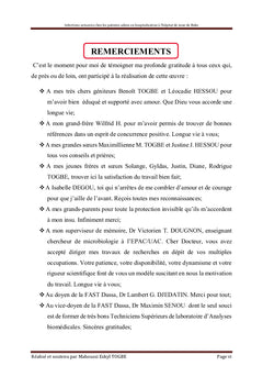 Implication des germes hospitaliers dans les infections urinaires