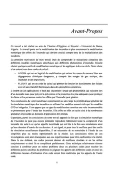 Modélisation numérique des effets d'incendie sur l'environnement