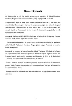 Étude ethnobotanique et phytochimique de trois Lamiaceae