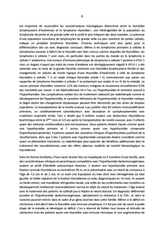 Hypothyroïdie autoimmune et myxoedeme incipiens de l'obésité orpheline