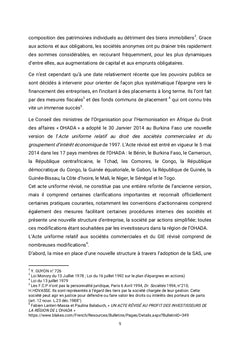 Les valeurs mobilières en Droit OHADA