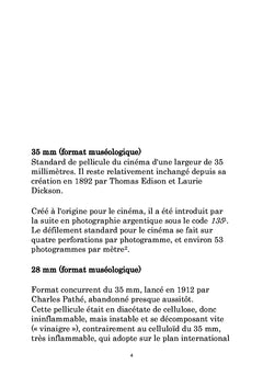 Lexique cinématographique