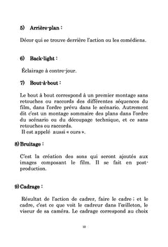 Lexique cinématographique