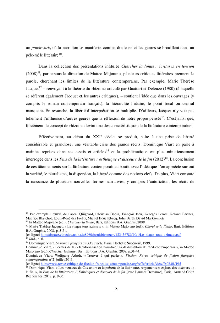 Collage et inventaire poético-méditatif