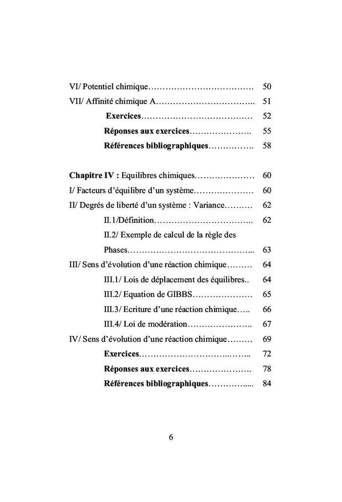 Thermodynamique chimique