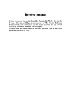 Conception des installations industrielles électriques en basse tension B.T.