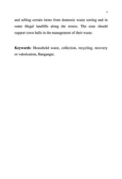Système de collecte et de valorisation des déchets solides ménagers