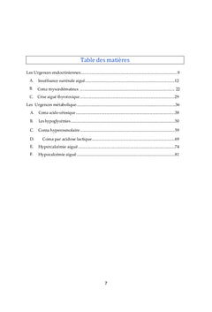 Les Urgences Endocriniennes et Métaboliques