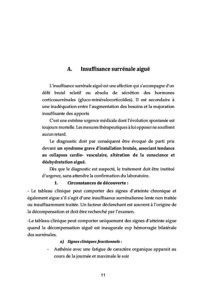 Les Urgences Endocriniennes et Métaboliques