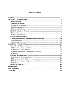Impact du bilinguisme sur la dyslexie