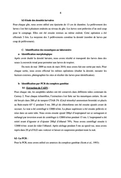 Dynamique des larves de moustiques et lutte biologique