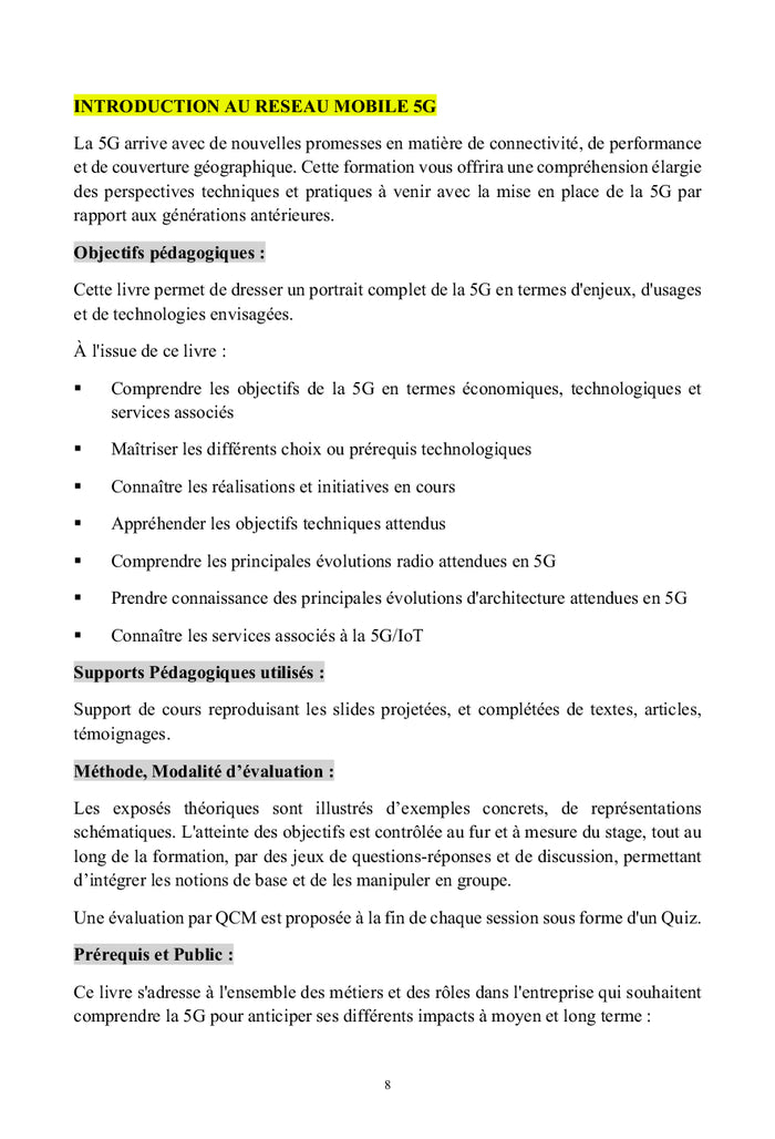 5G NR : Principes fondamentaux du concept