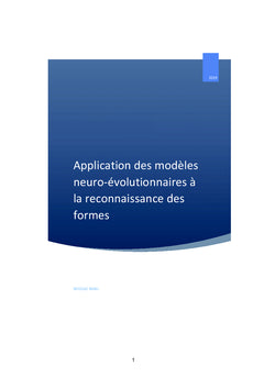 Reconnaissance des formes à base des modèles ultra-évolutionnaires