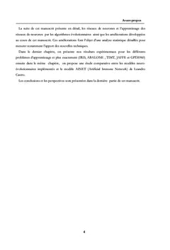 Reconnaissance des formes à base des modèles ultra-évolutionnaires