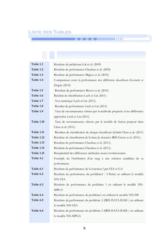 Reconnaissance des formes à base des modèles ultra-évolutionnaires