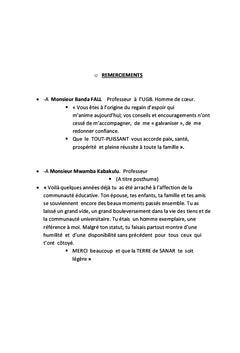 Démarches Pédagogiques Scolaires & Gestion Socioéconomique des ménages