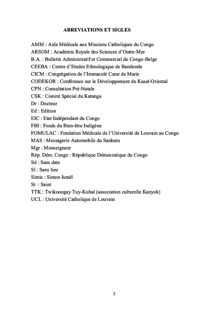 Regard sur les Kanyok