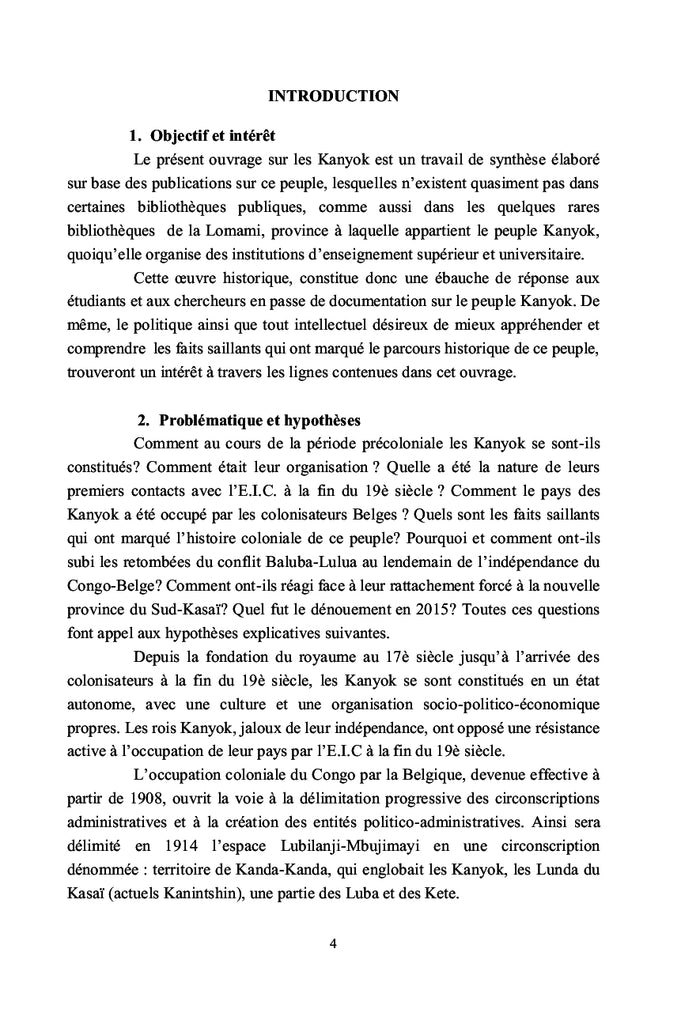 Regard sur les Kanyok