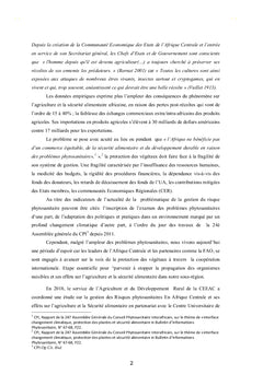 La convention internationale de protection des végétaux en Afrique Centrale