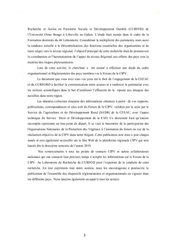 La convention internationale de protection des végétaux en Afrique Centrale
