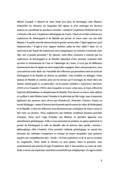 L'existence et le sacré