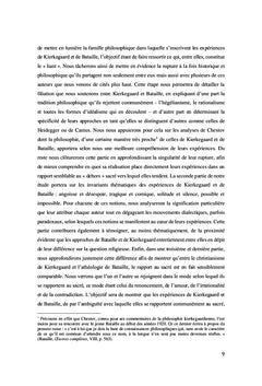 L'existence et le sacré
