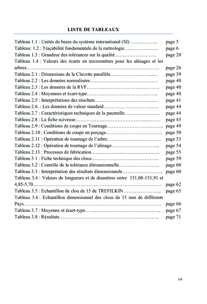Contrôle dimensionnel des pièces mécaniques