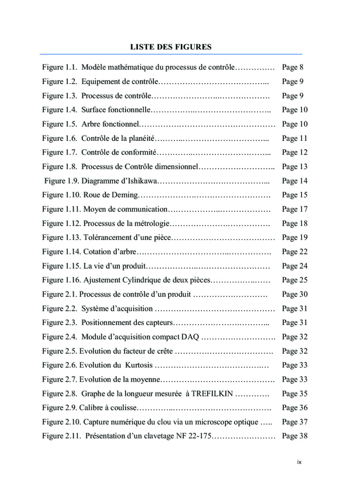 Contrôle dimensionnel des pièces mécaniques