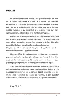 Impact de l'action de l'homme sur la ville de Kikwit et ses environs