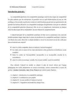 Comptabilité Analytique : Principes et Applications