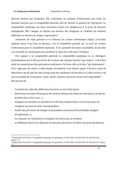 Comptabilité Analytique : Principes et Applications