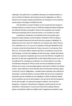 Patriotisme, Humanisme, Modernité