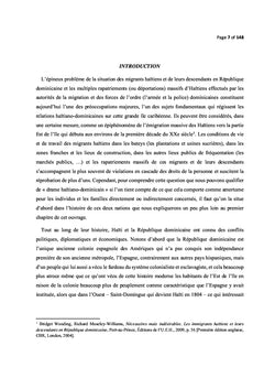 Haïti et la République dominicaine contre les droits des migrants haïtiens et de leurs descendants