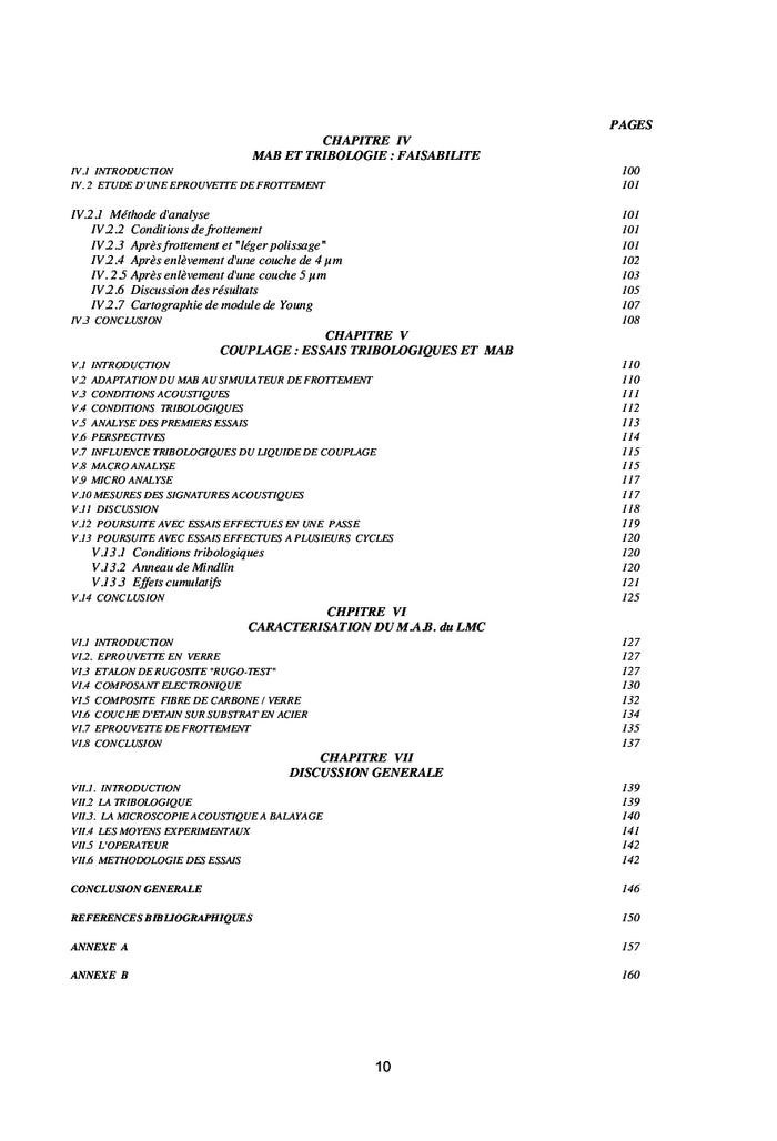 Apport de la microcaractérisation acoustique à la tribologie