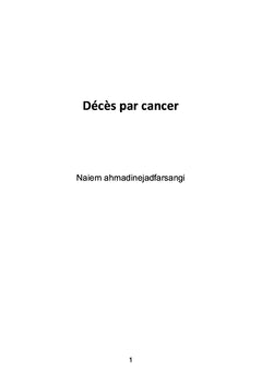 Décès par cancer