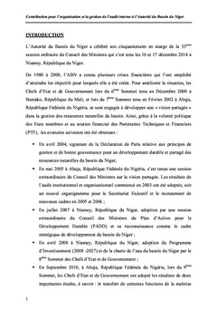 Une contribution pour l'organisation et la gestion de l'audit interne