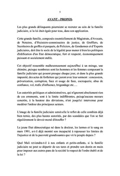 Justice au Mali : Juge, Avocat et Témoin