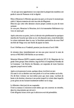 Justice au Mali : Juge, Avocat et Témoin